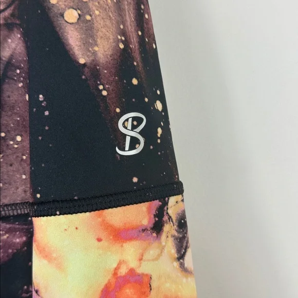 Sofibella Abstract UV Colors Cosmos 14” Tennis pickleball Skort Skirt Small - Picture 6 of 8